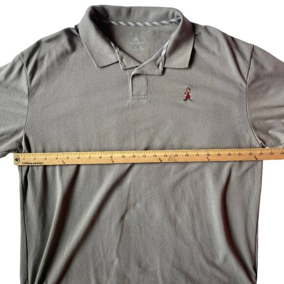 Disney Parks Men's Gray Grumpy Polo Size Large - Picture 6 of 7